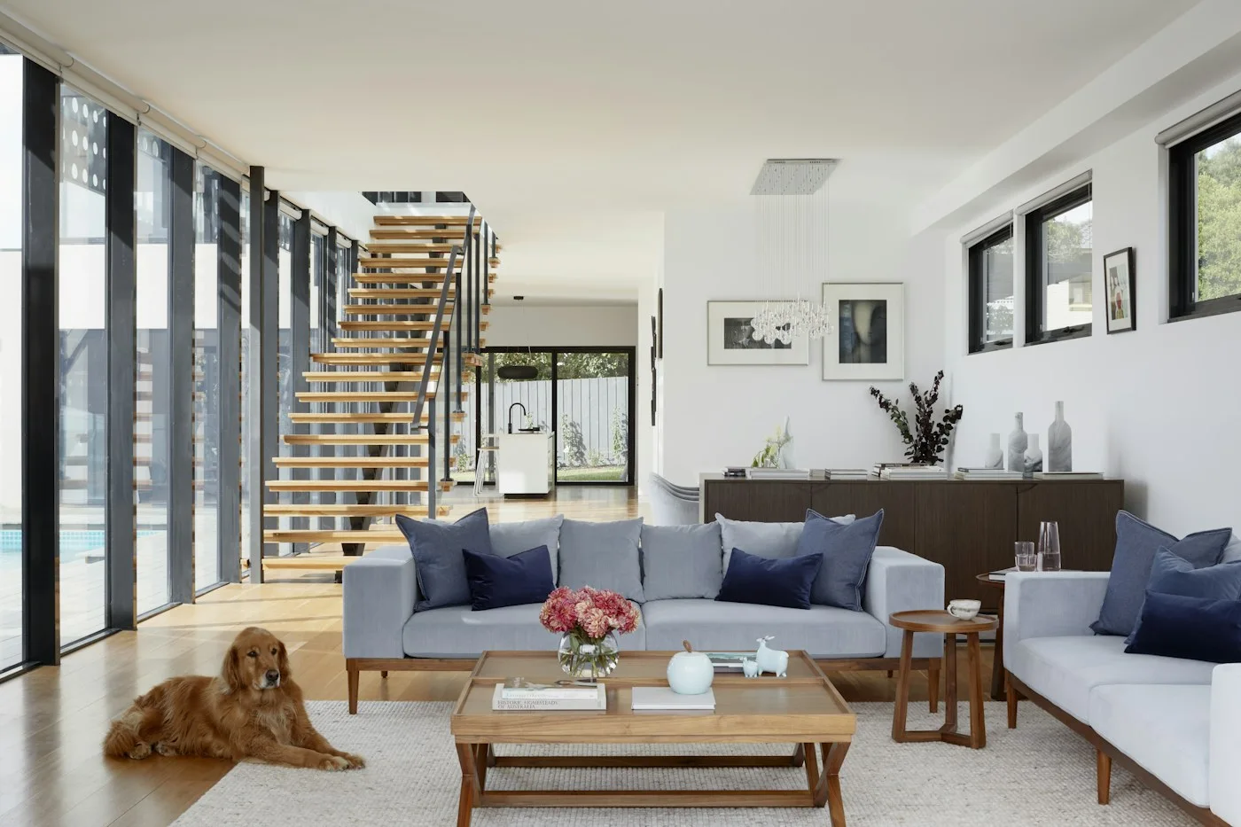 Room to move, gather and relax.